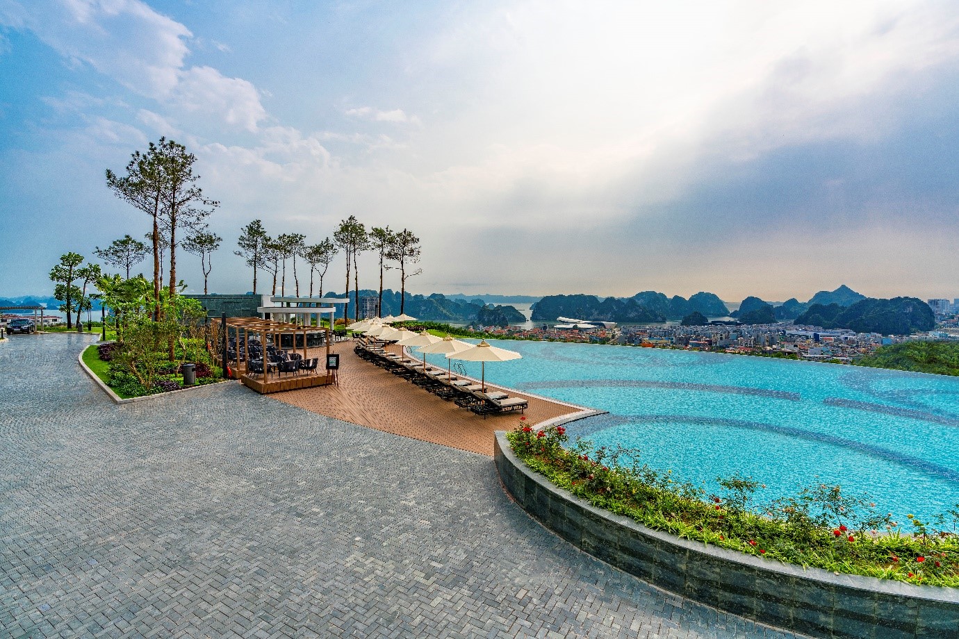 Đ&aacute; Marble FLC STONE ốp l&aacute;t tại kh&aacute;ch sạn FLC Grand Hotel Ha Long