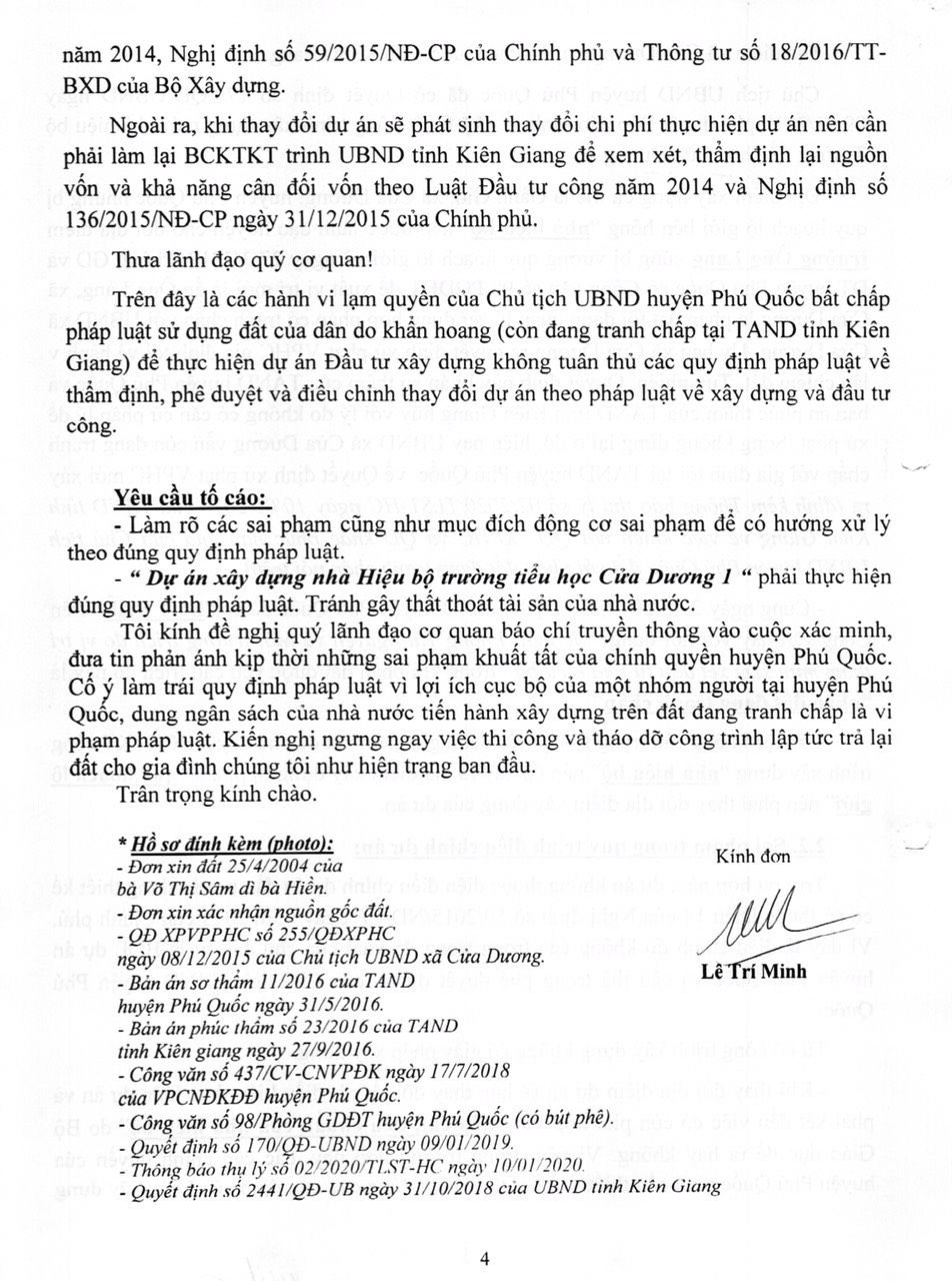 Công dân có đơn tố cáo sao lại hướng dẫn làm đơn khiếu nại?!​