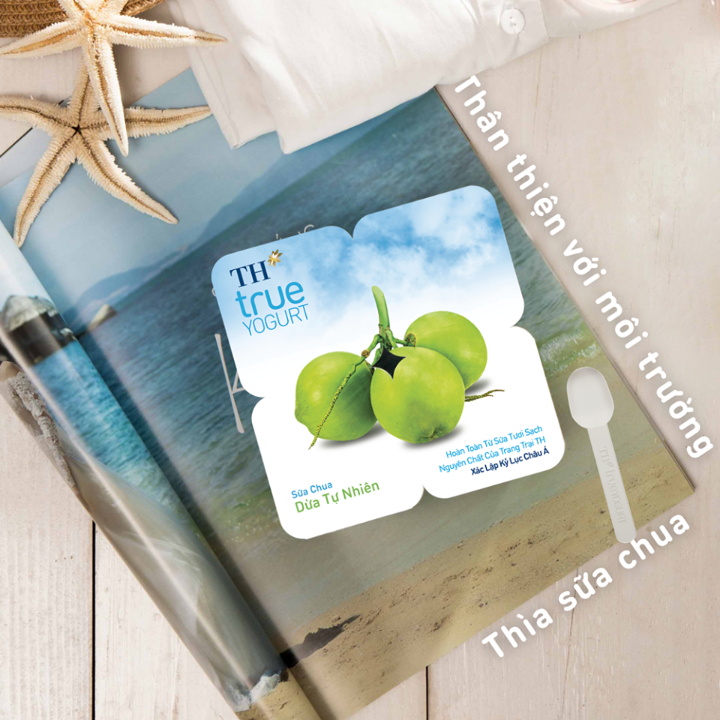 Th&igrave;a sữa chua TH true YOGURT bằng chất liệu th&acirc;n thiện với m&ocirc;i trường v&agrave; Sữa chua Dừa Tự nhi&ecirc;n l&agrave; &ldquo;combo sống xanh phải thử&rdquo; trong m&ugrave;a h&egrave; n&agrave;y.