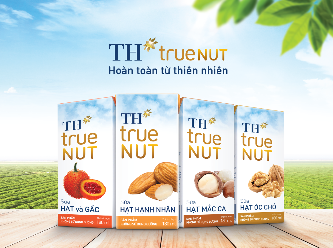 Sữa hạt TH true NUT &ndash; được c&aacute;c mẹ y&ecirc;u th&iacute;ch v&igrave; vị ngọt tự nhi&ecirc;n từ ch&agrave; l&agrave; v&agrave; kh&ocirc;ng chứa đường tinh luyện.