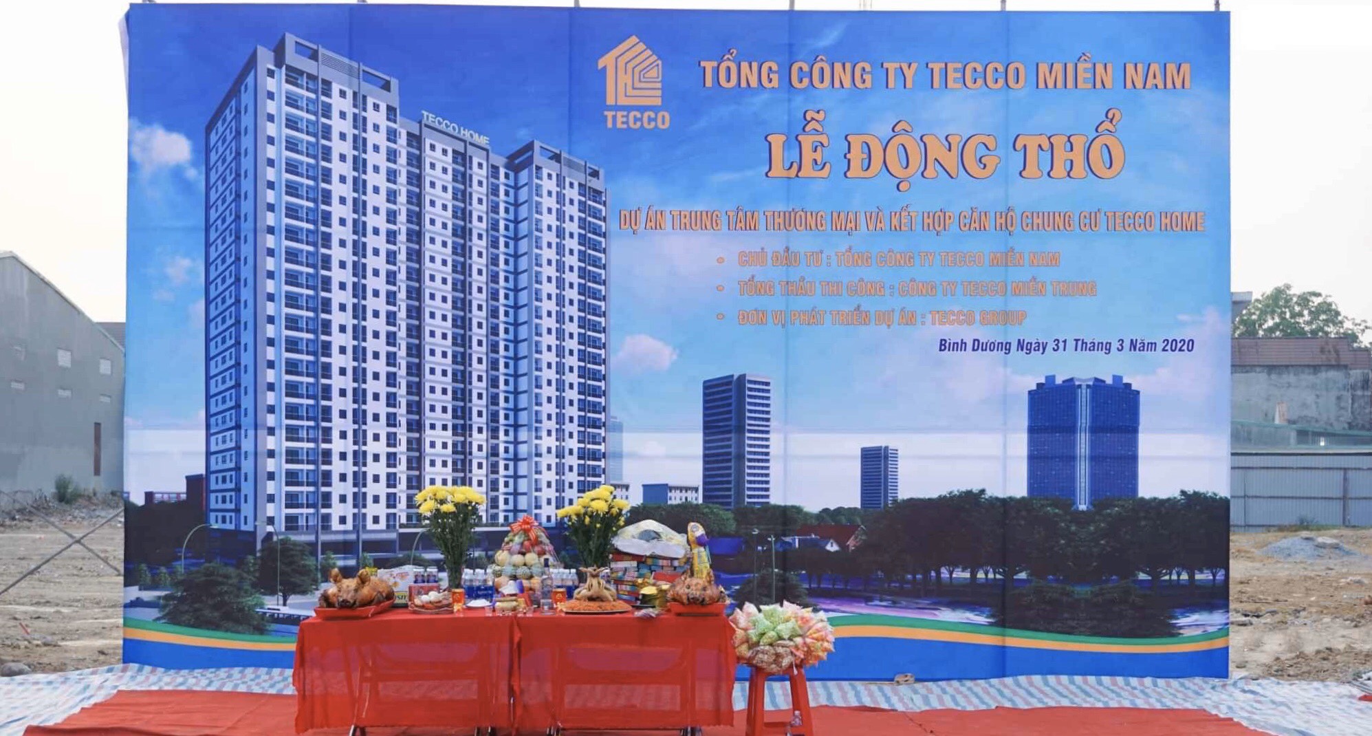 Tecco Home An Phú: Động thổ “bất chấp” dịch bệnh
