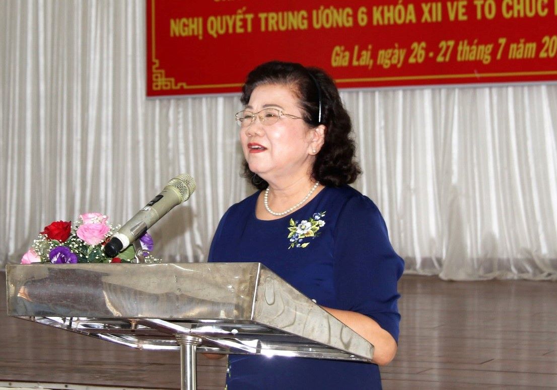 B&agrave; Lưu Thị Hường, Trưởng ban Chăm s&oacute;c NCT TW Hội