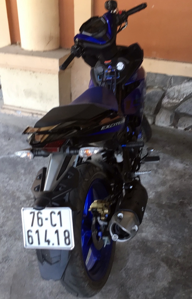 Chiếc xe m&aacute;y c&aacute;c đối tượng d&ugrave;ng l&agrave;m phương tiện đi g&acirc;y &aacute;n.