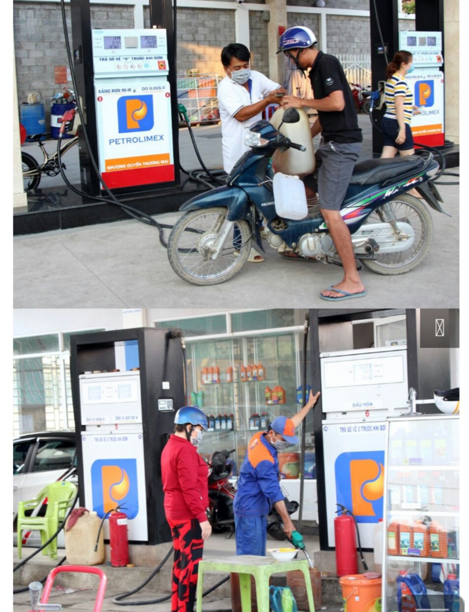  Huyện Châu Phú, tỉnh An Giang, Biện pháp, giải quyết, xử lí tin đồn thất thiệt về các cửa hàng kinh doanh xăng, dầu đóng cửa