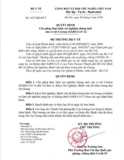  Tỉnh An Giang: Nỗ lực phòng, chống dịch bệnh COVID-19, thực hiện tốt Chỉ thị 16