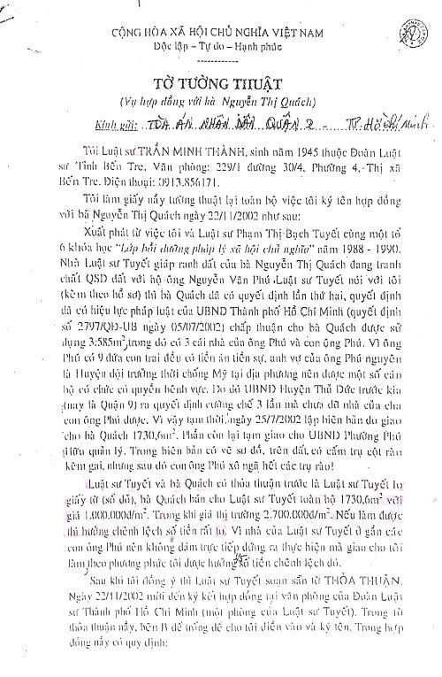 Trở lại vụ “Luật sư kiện luật sư bắt cá hai tay”: Những việc làm bất minh của các cơ quan chức năng