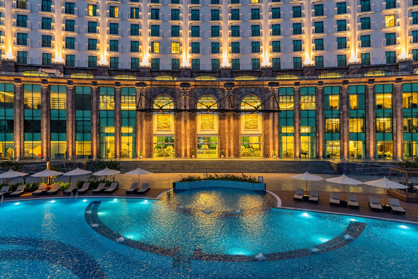 Đ&aacute; marble FLC STONE ốp l&aacute;t tại kh&aacute;ch sạn FLC Grand Hotel Ha Long