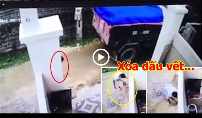 H&igrave;nh ảnh ghi lại qu&aacute; tr&igrave;nh g&acirc;y tai nạn, rồi giấu x&aacute;c nạn nh&acirc;n, x&oacute;a dấu vết hiện trường được camera ghi lại.