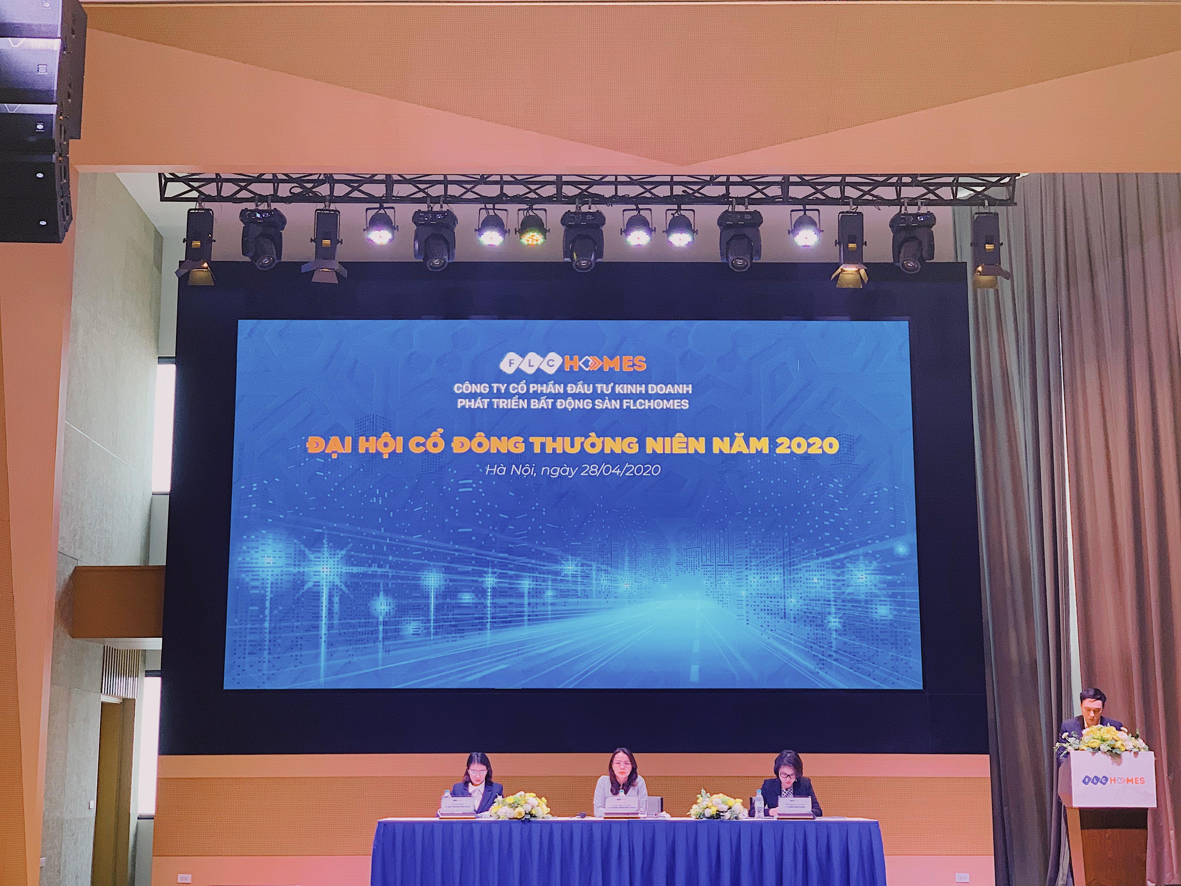 Đại hội đồng cổ đ&ocirc;ng thường ni&ecirc;n năm 2020 C&ocirc;ng ty FLCHomes