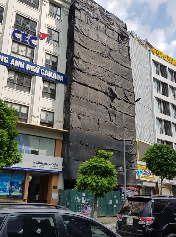 C&ocirc;ng tr&igrave;nh số 8-10 Trần Đăng Ninh k&eacute;o d&agrave;i