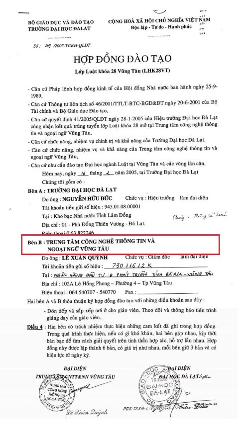 TP Bà Rịa, tỉnh Bà Rịa - Vũng Tàu: Nhiều điểm bất thường từ bằng Đại học của Bí thư Đảng ủy phường Phước Nguyên