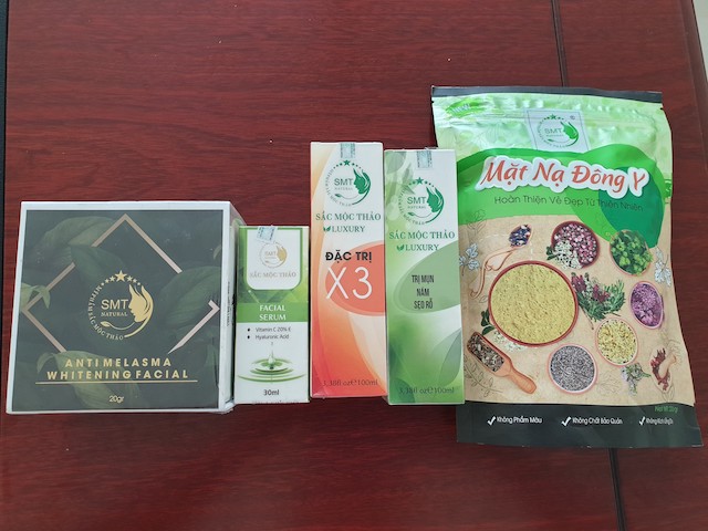 Một số sản phẩm m&agrave; c&ocirc;ng ty TNHH SX -TM Sắc Mộc Thảo sản xuất v&agrave; ph&acirc;n phối c&oacute; dấu hiệu vi phạm ph&aacute;p luật