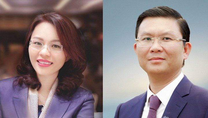 Ảnh 1: B&agrave; Hương Trần Kiều Dung v&agrave; &ocirc;ng L&ecirc; Th&agrave;nh Vinh.