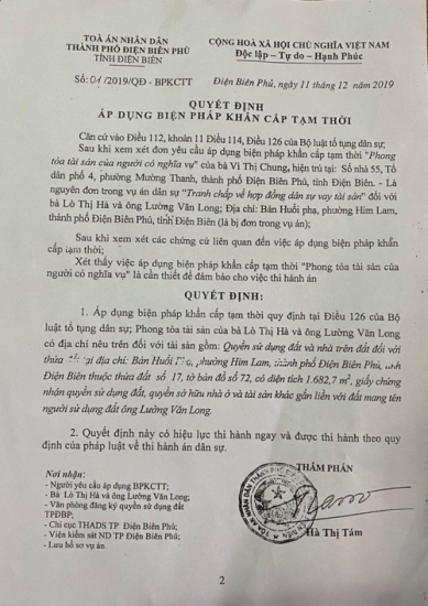 Vụ vợ chồng cán bộ Bệnh viện Đa khoa tỉnh Điện Biên vay tiền không trả: Cần một phán quyết khách quan