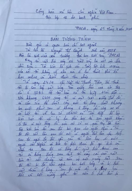 Huyện Hóc Môn, TP Hồ Chí Minh:  Cần làm rõ việc Công an xã Tân Hiệp bị tố đánh người