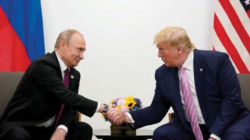 Tổng thống Nga Putin v&agrave; Tổng thống Mỹ Donald Trump Ảnh: Reuters