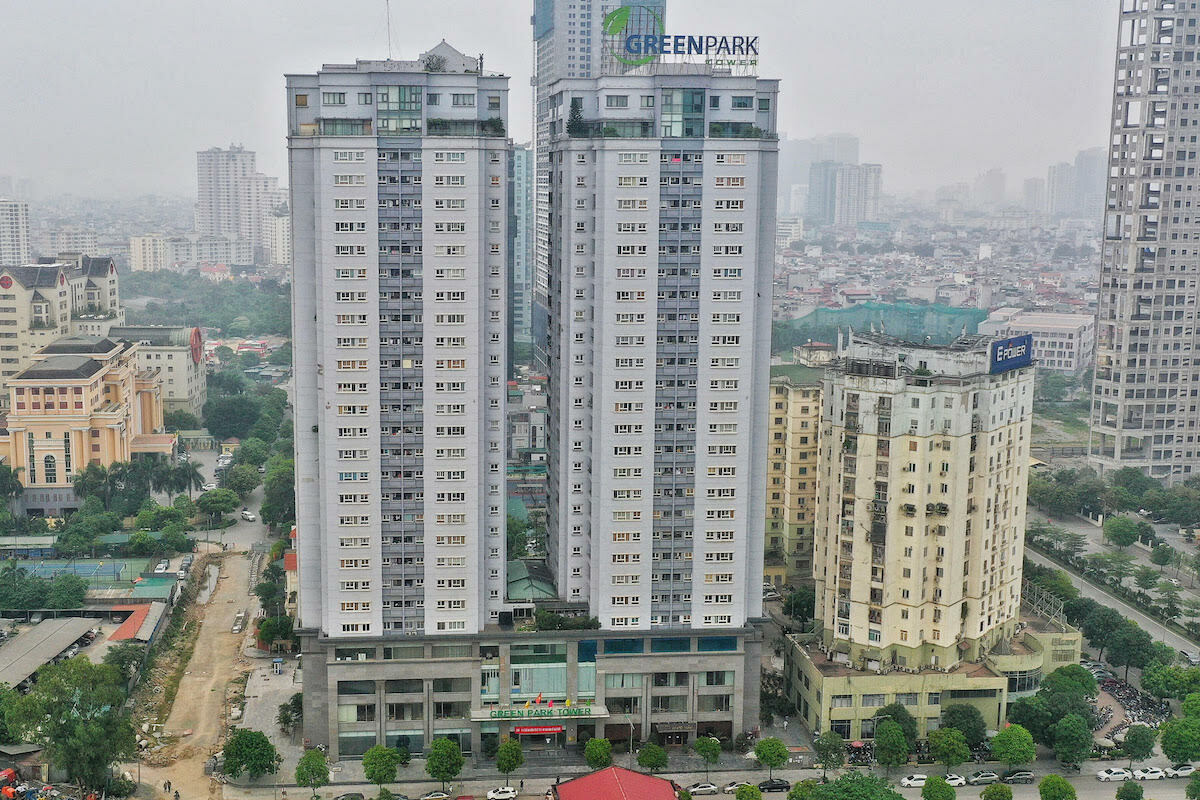 Chung cư CT1-CT2, khu đ&ocirc; thị Y&ecirc;n H&ograve;a, Cầu Giấy, nơi c&oacute; nhiều căn hộ c&ocirc;ng vụ Ảnh IT