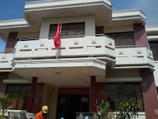 Trụ sở Ph&ograve;ng GD&amp;ĐT huyện Đức H&ograve;a. (Ảnh: I.E)