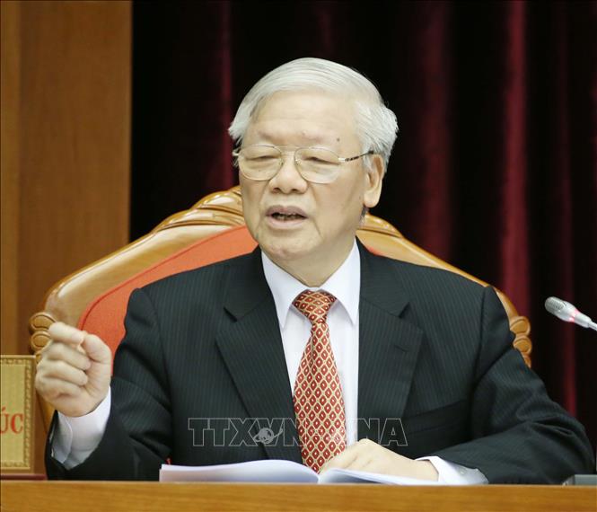 Tổng B&iacute; thư, Chủ tịch nước Nguyễn Ph&uacute; Trọng. Ảnh: Phương Hoa/TTXVN