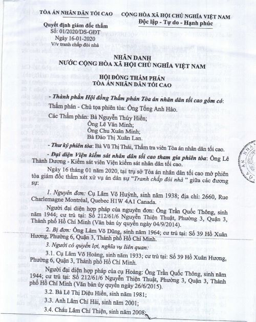 Nội dung bài báo “Kịch Bản Hoàn Hảo chiếm nhà” là hoàn toàn khách quan, chính xác