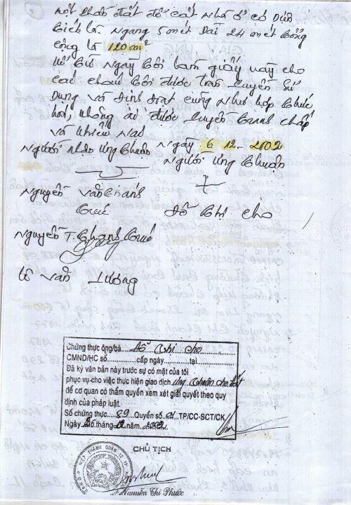 Tranh chấp đất có “Sổ đỏ” ở phường Hiệp Thành, quận 12, TP Hồ Chí Minh: Cần một quyết định của tòa án giải quyết theo thẩm quyền