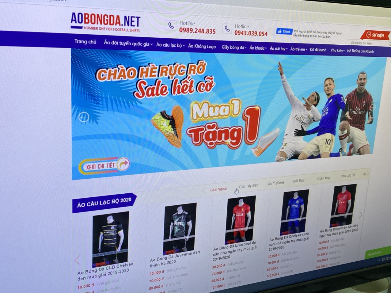 Trang Web m&agrave; cơ sở n&agrave;y lập ra để b&aacute;n h&agrave;ng online.