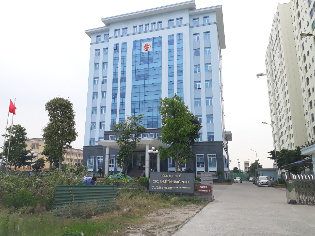 Trụ sở Cục thu&ecirc;́ tỉnh Bắc Ninh. (Ảnh: Q.H)