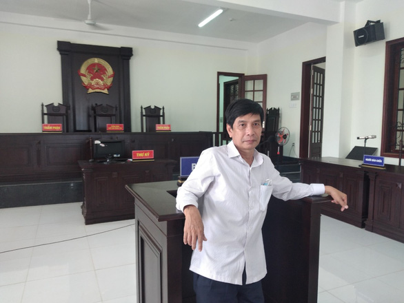 &Ocirc;ng Lương Hữu Phước tại t&ograve;a trước khi nghe tuy&ecirc;n &aacute;n - Ảnh: Luật sư Dương Vĩnh Tuyến