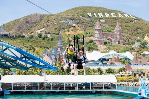 Đường trượt Zipline sở hữu 3 kỷ lục Việt Nam tại Nha Trang đi vào hoạt động