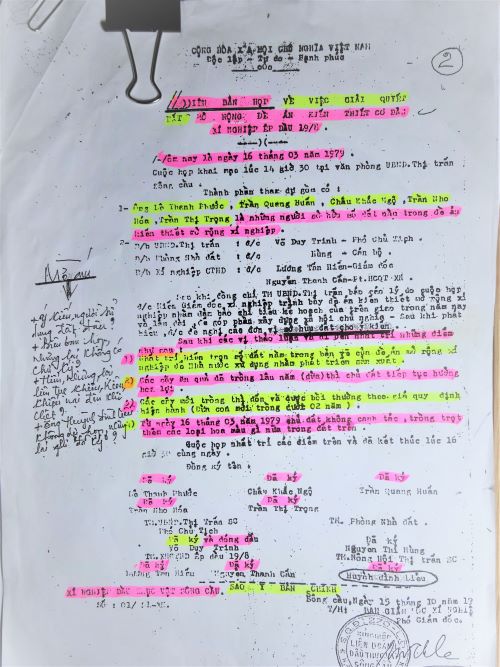 Bi&ecirc;n bản kh&ocirc;ng c&oacute; chữ k&yacute; của c&aacute;c th&agrave;nh vi&ecirc;n