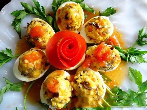 Cách làm trứng nhồi thịt đơn giản, ngon cơm