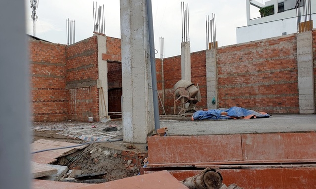 C&ocirc;ng tr&igrave;nh nơi xảy ra sự việc