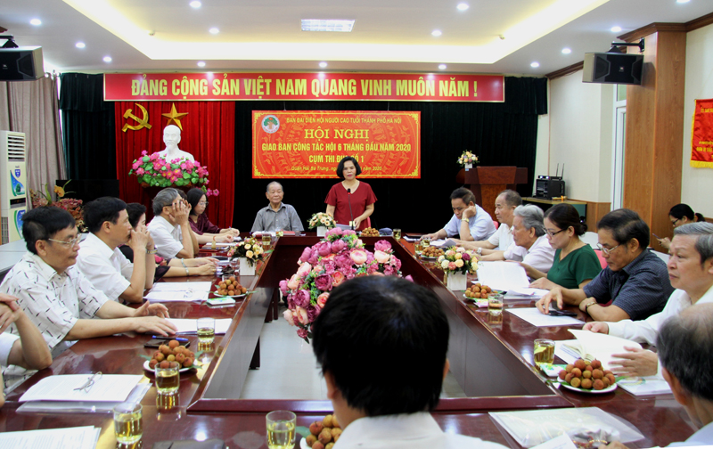 B&agrave; Ng&ocirc; Thị B&iacute;ch Ngọc đồng chủ tr&igrave; Hội nghị