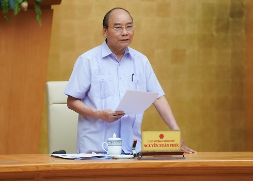 Thủ tướng Nguyễn Xu&acirc;n Ph&uacute;c ph&aacute;t biểu kết luận cuộc họp - Ảnh: VGP/Quang Hiếu