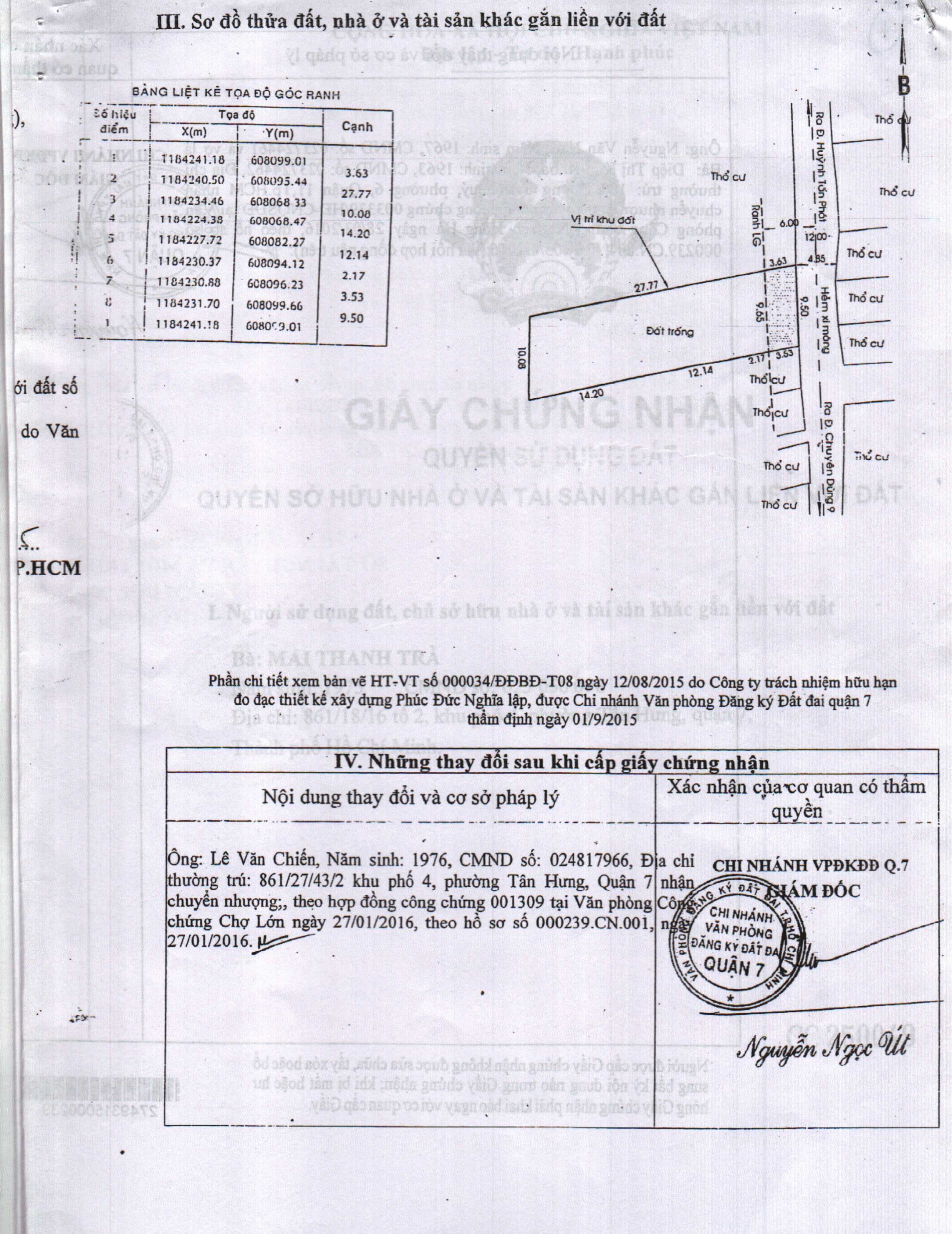 Cần bảo vệ hợp đồng chuyển nhượng quyền sử dụng đất ngay tình
