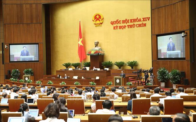 Quang cảnh Quốc hội chiều 11/6. Ảnh: Do&atilde;n Tấn/TTXVN