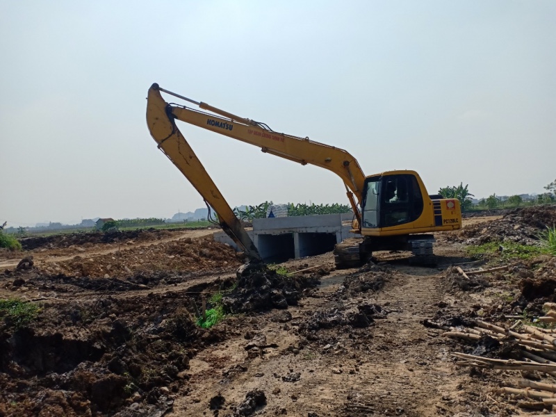 Việc triển khai dự &aacute;n Trạm bơm Gia Viễn diễn ra rất &igrave; ạch.