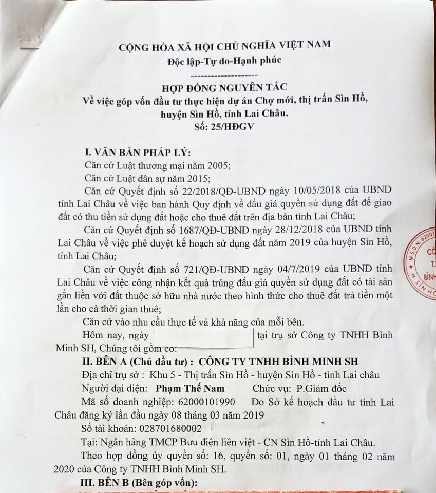 Hợp đồng nguy&ecirc;n tắc