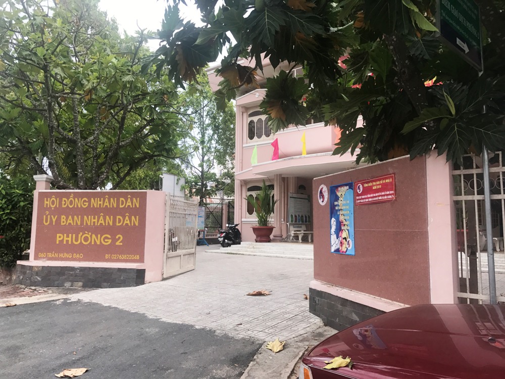 Trụ sở UBND, HĐND phường 2, TP T&acirc;y Ninh.