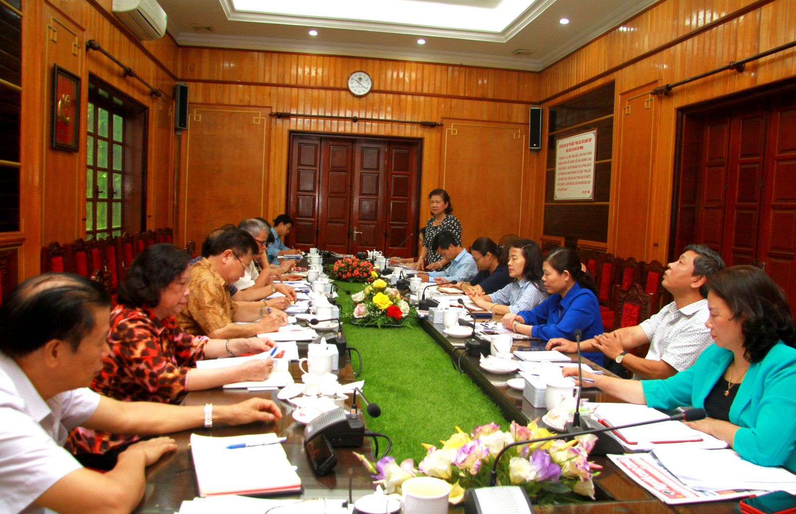 L&atilde;nh đạo TW Hội v&agrave; c&aacute;c Ban ph&aacute;t biểu