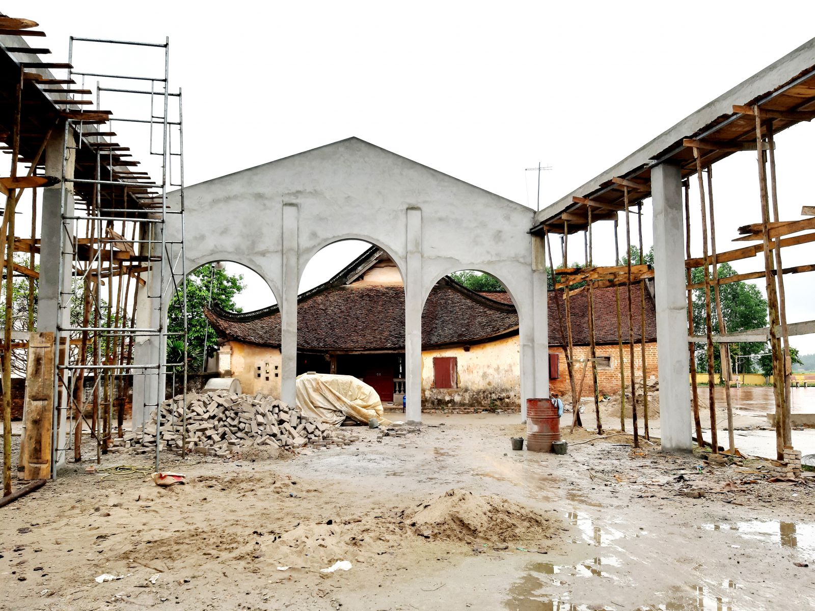 Chợ T&acirc;n Quang thời điểm th&aacute;ng 4 năm 2019