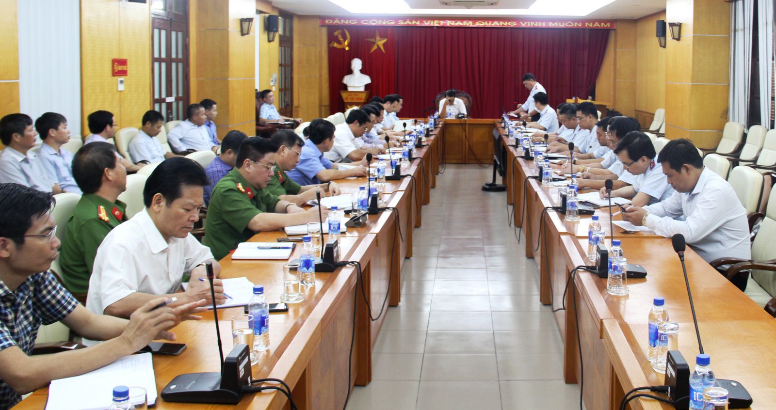To&agrave;n cảnh buổi c&ocirc;ng bố quyết định thanh tra của Thanh tra Ch&iacute;nh phủ