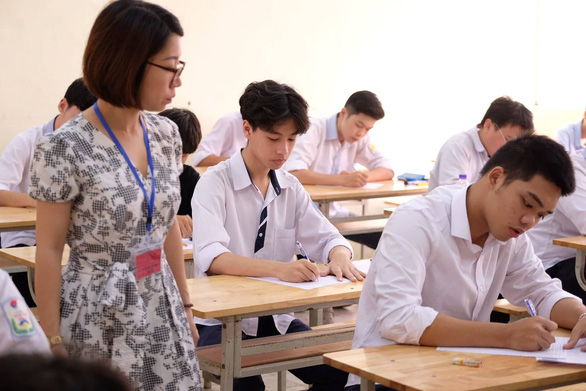 Th&iacute; sinh tham gia kỳ thi THPT quốc gia năm 2019