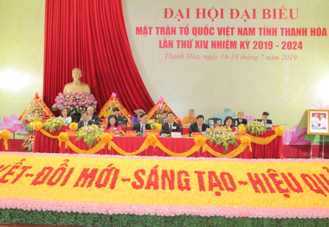 Thanh Hóa: Khai mạc Đại hội, đại biểu MTTQ Việt Nam lần thứ XIV nhiệm kỳ 2019-2024.   