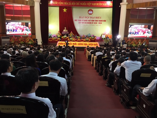 Thanh Hóa: Khai mạc Đại hội, đại biểu MTTQ Việt Nam lần thứ XIV nhiệm kỳ 2019-2024.   