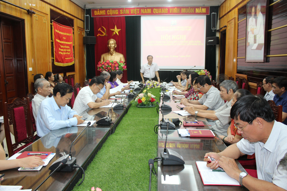Đảng bộ Cơ quan TW Hội tổ chức sơ kết 6 th&aacute;ng đầu năm 2019