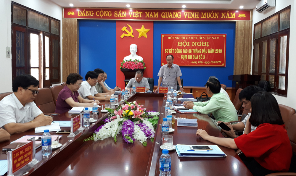 Ph&oacute; chủ tịch Trung ương Hội NCT Việt Nam Nguyễn H&ograve;a B&igrave;nh ph&aacute;t biểu kết luận Hội nghị