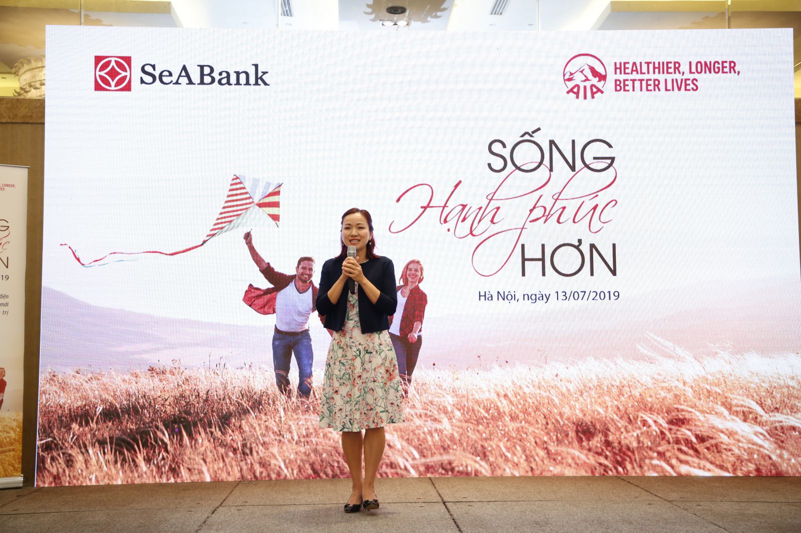 B&agrave; L&ecirc; Thu Thủy - Tổng Gi&aacute;m đốc SeABank chia sẻ tại tọa đ&agrave;m
