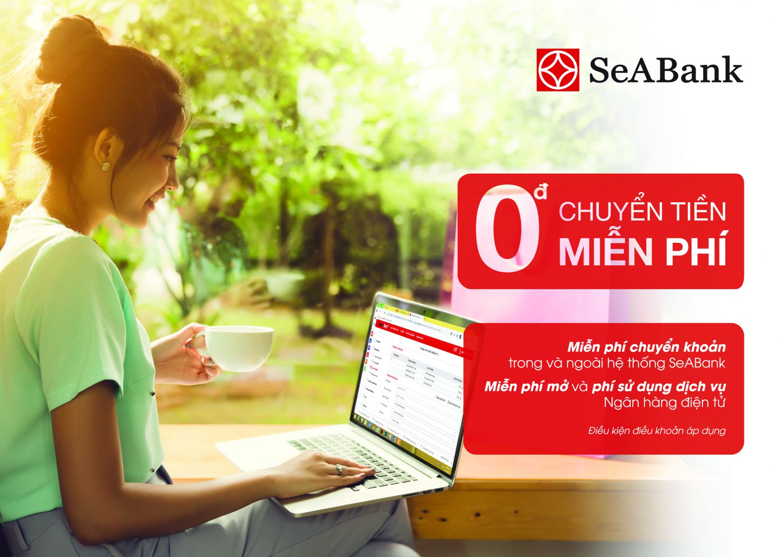 Q&uacute;y kh&aacute;ch c&oacute; thể đăng k&yacute; Ng&acirc;n h&agrave;ng điện tử- SeANet hoặc tải ứng dụng SeAMobile của SeABank để trải nghiệm ngay dịch vụ tiện &iacute;ch