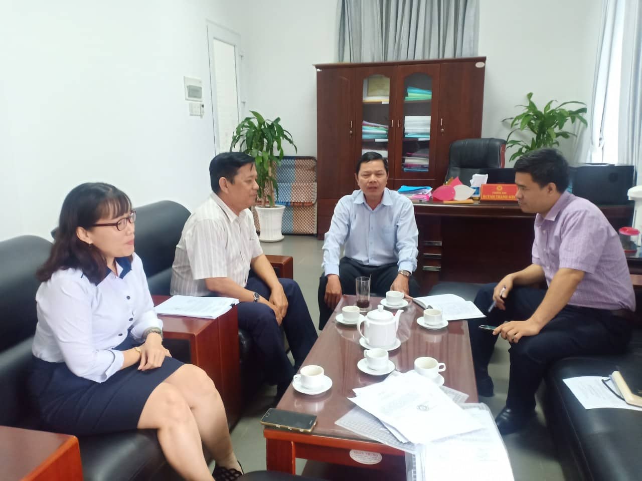 Ban tiếp c&ocirc;ng d&acirc;n, UBND tỉnh Đồng Th&aacute;p trao đổi với ph&oacute;ng vi&ecirc;n B&aacute;o Người cao tuổi